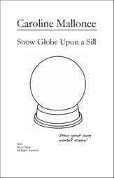 Snow Globe Upon a Sill SATB choral sheet music cover